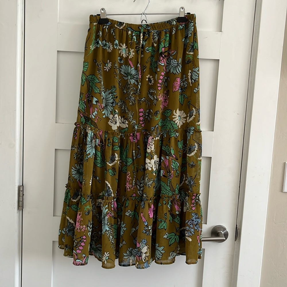 Aerie Garden Party midi skirt